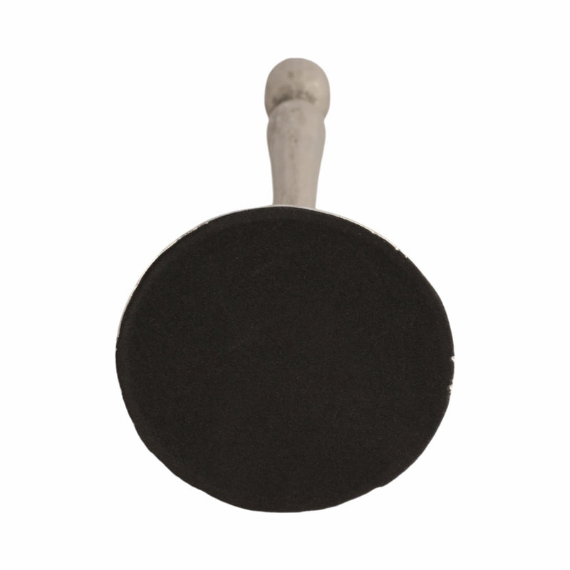 12x4" Traditional Cast Iron Taper Holder, Silver - Al Rugaib Furniture