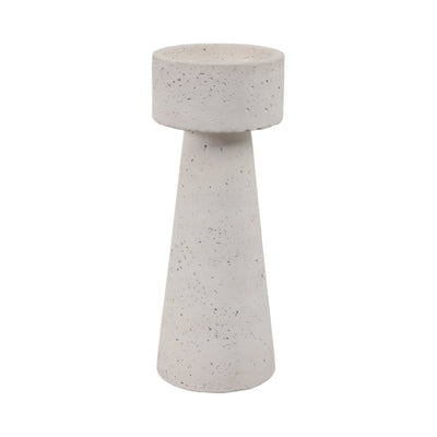 12x5" Taper & Pillar Holder, White - Al Rugaib Furniture