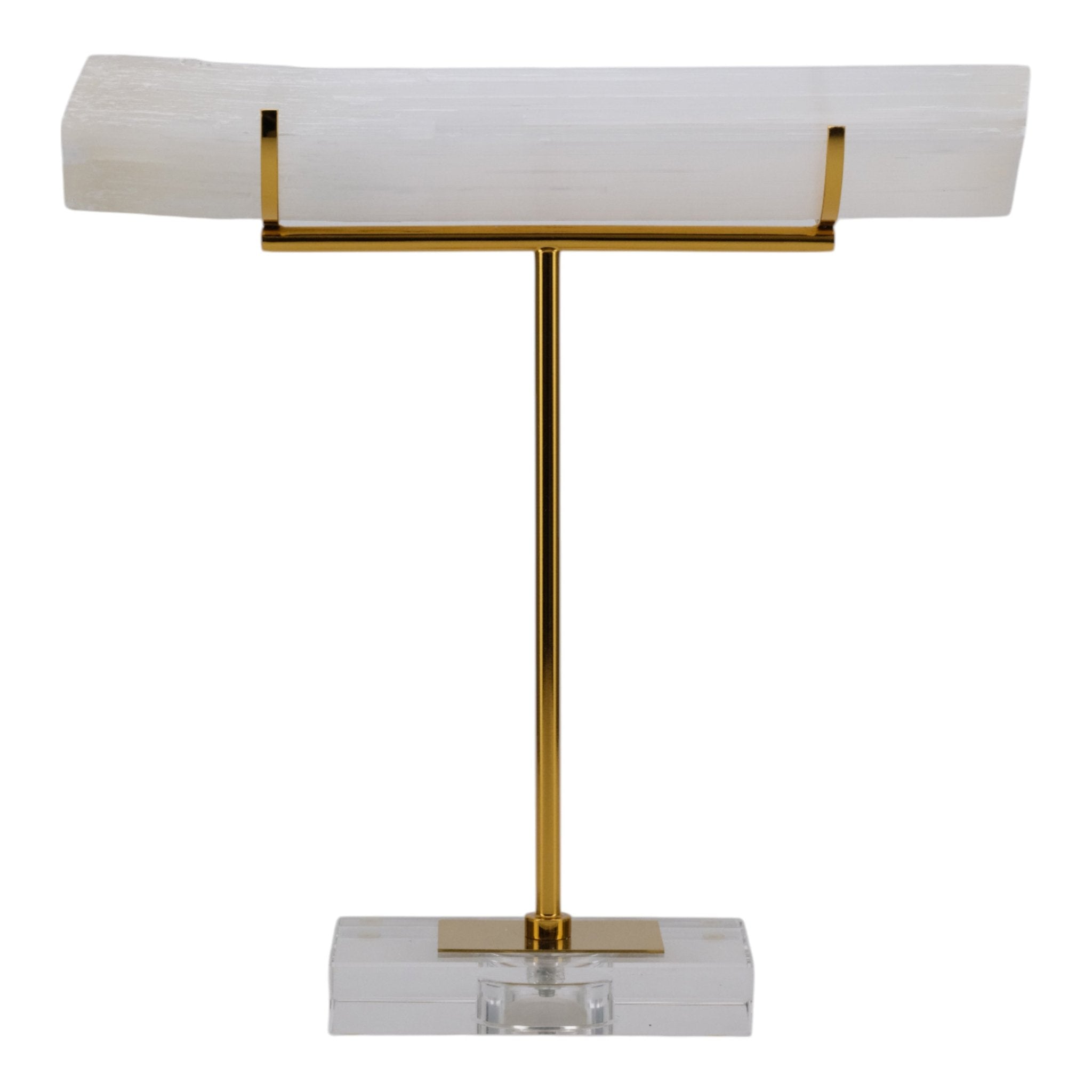 13" Artemis Large Selenite Stone Log Statuary Table Decors| Sagebrook Home