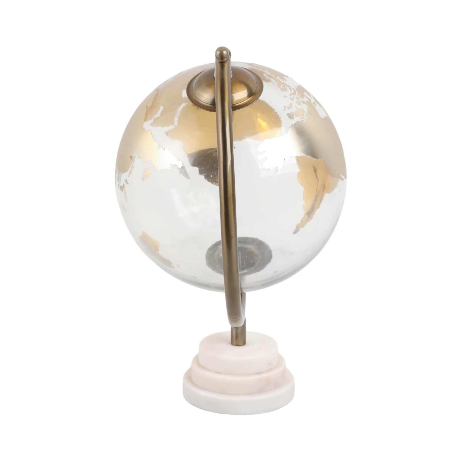 13" Bardot Glass Glboe Statuary Table Decors| Sagebrook Home