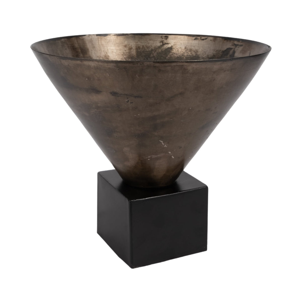 13" Cassendra Small Metal Vase, Gold Vases and Jars| Sagebrook Home