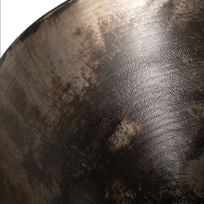 13" Cassendra Small Metal Vase, Gold - Al Rugaib Furniture