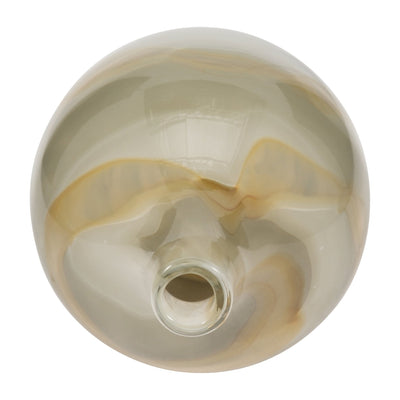 13" Charu Medium Green Vase - Al Rugaib Furniture