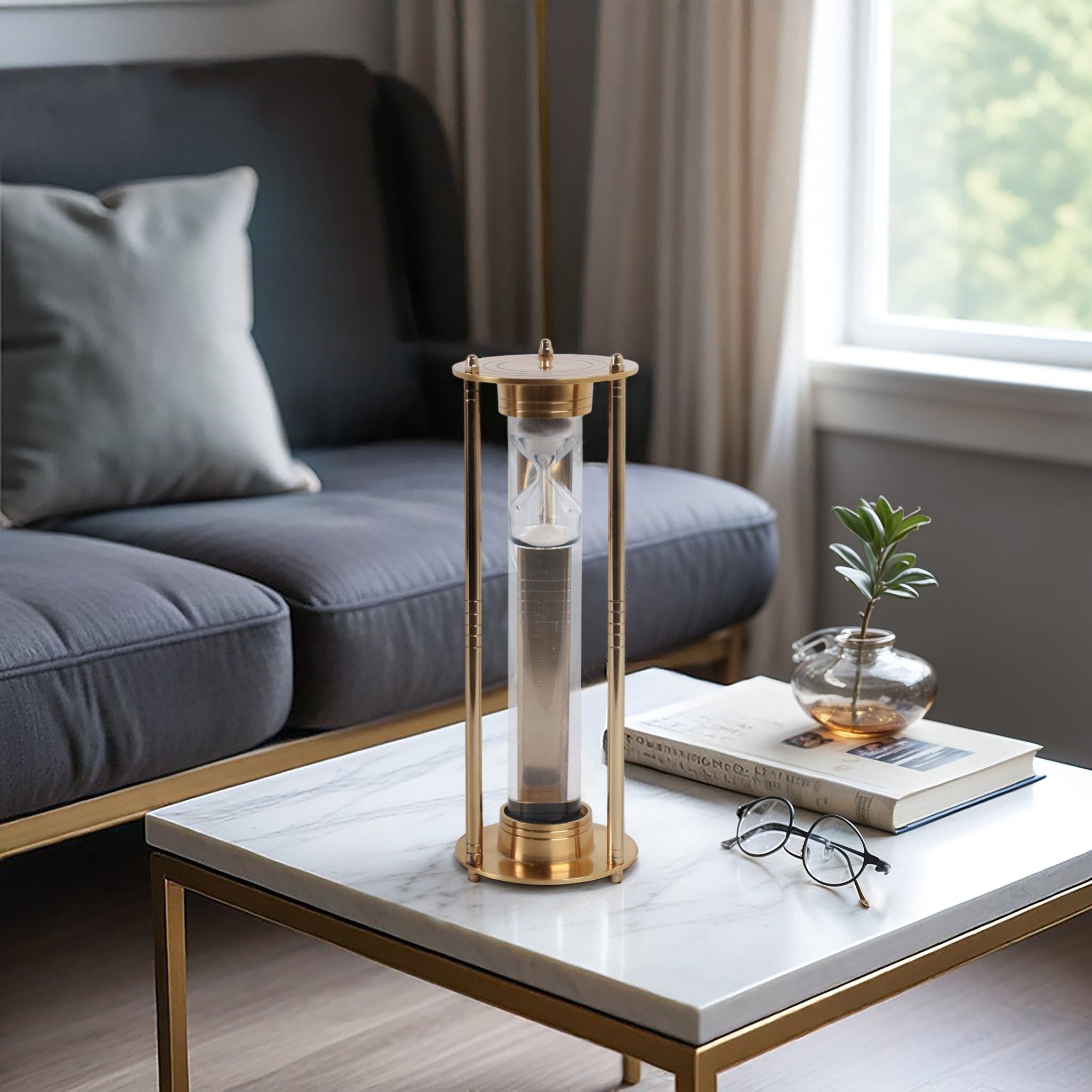 13" Cromwell Hourglass Table Decors| Sagebrook Home