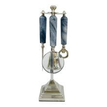 13" Eshel Grey Marble Desk Tool Set W/gift Box
