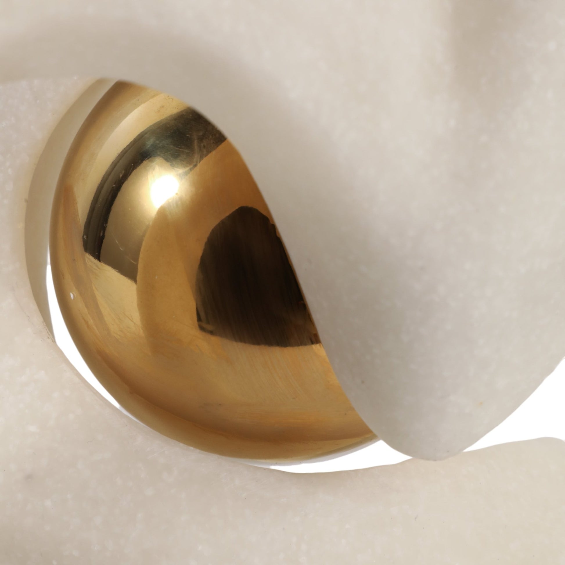 13" Farrell Qtz Resin Statuary With Gold Sphere Table Decors| Sagebrook Home
