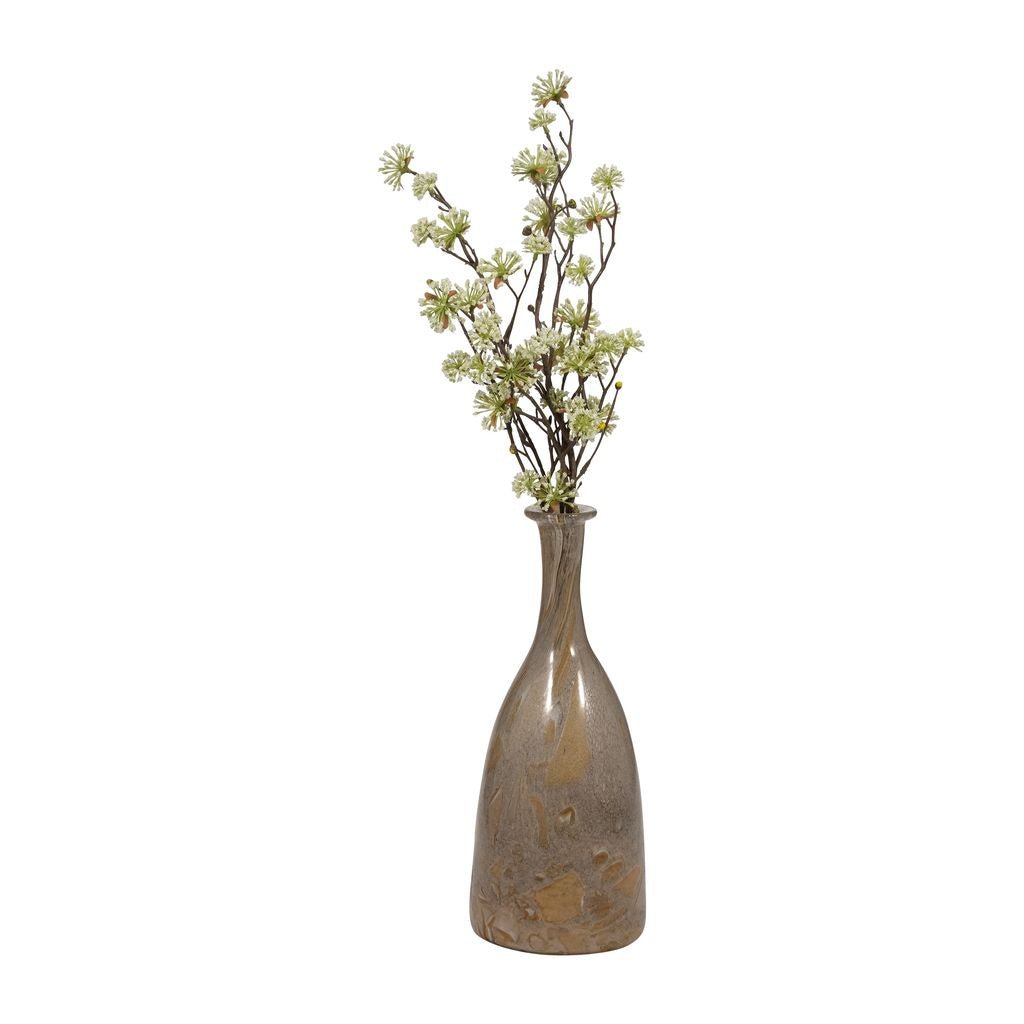 13" Foley Medium Glass Bottle Vases and Jars| Sagebrook Home