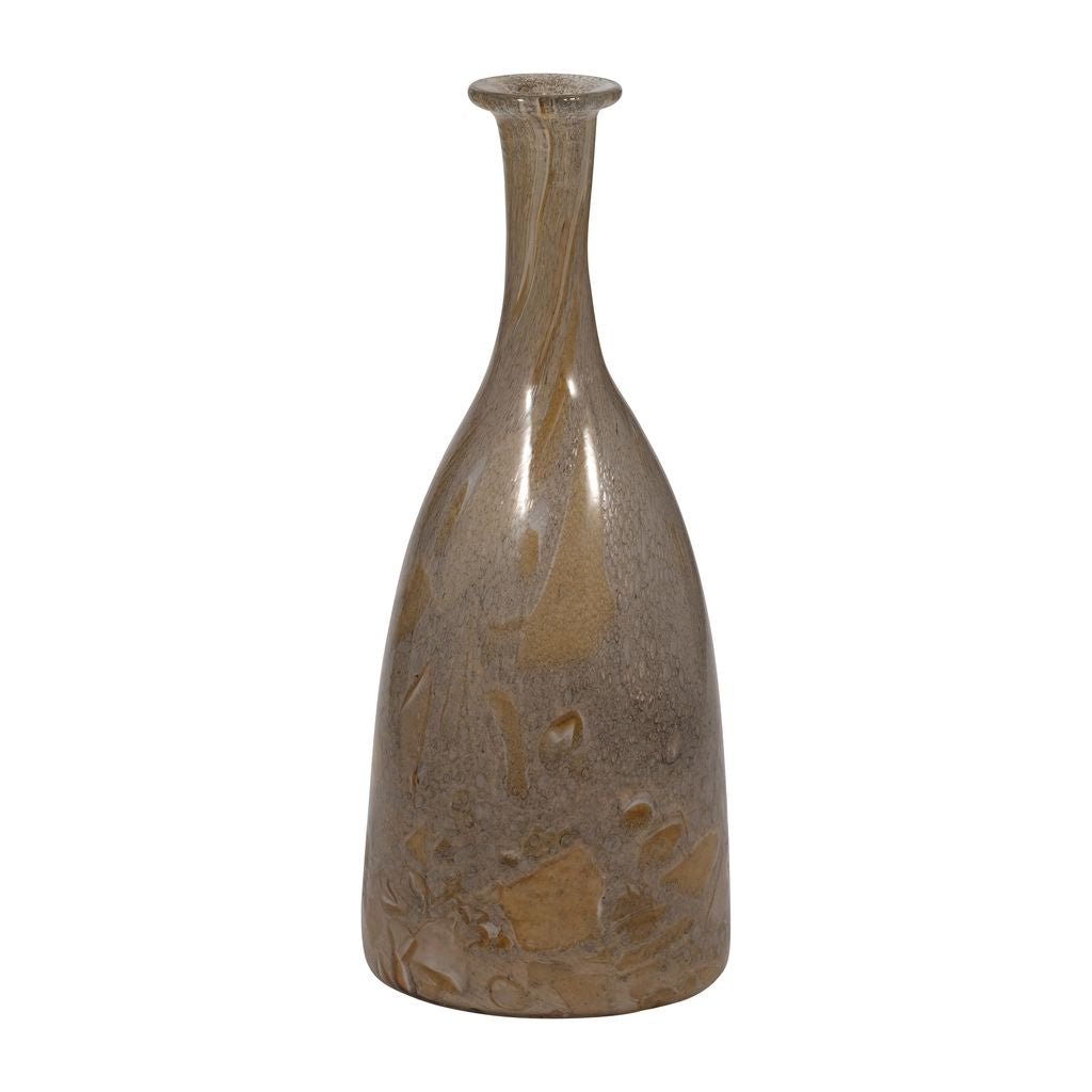 13" Foley Medium Glass Bottle Vases and Jars| Sagebrook Home