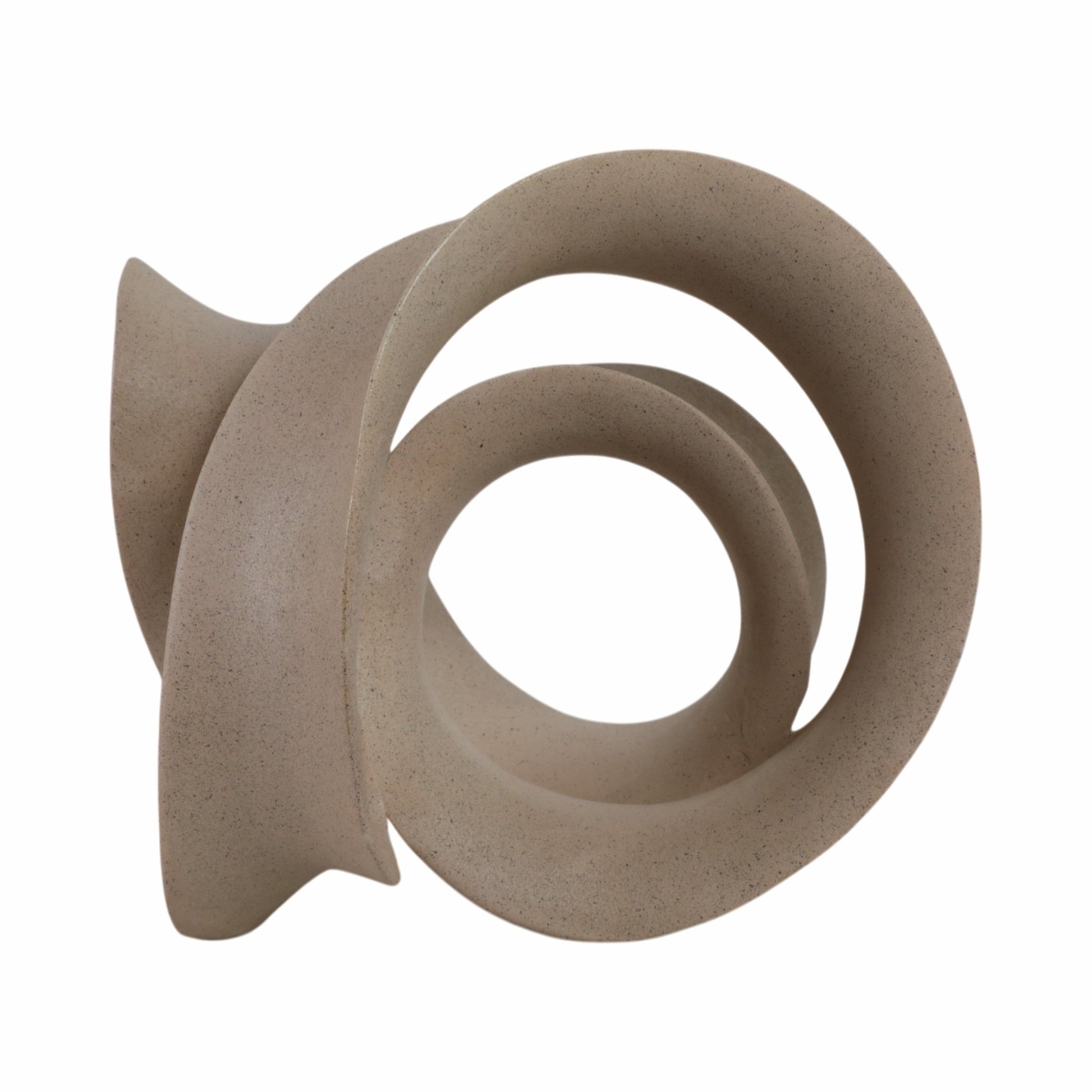13" Menen Large Tan Loop Statuary Table Decors| Sagebrook Home
