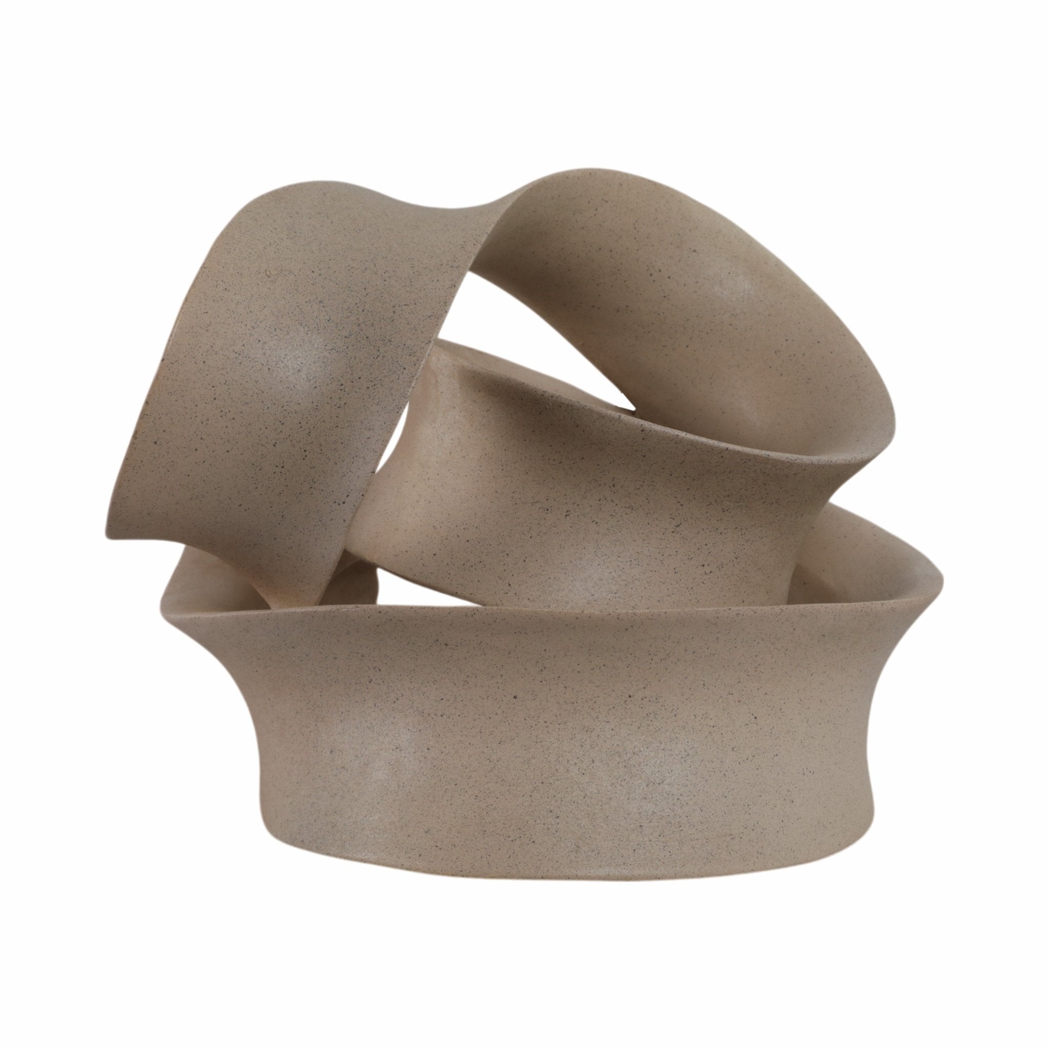 13" Menen Large Tan Loop Statuary Table Decors| Sagebrook Home
