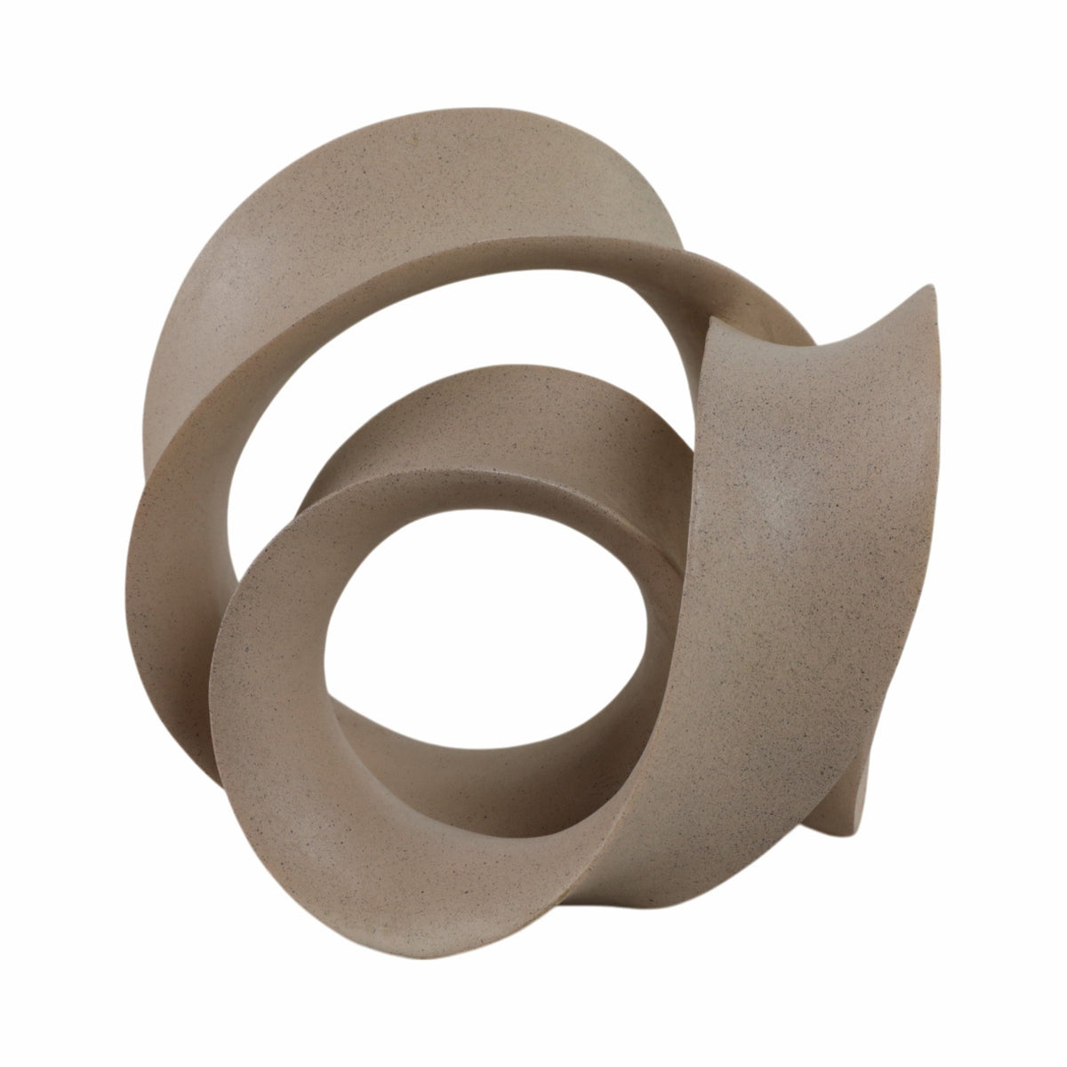 13" Menen Large Tan Loop Statuary Table Decors| Sagebrook Home