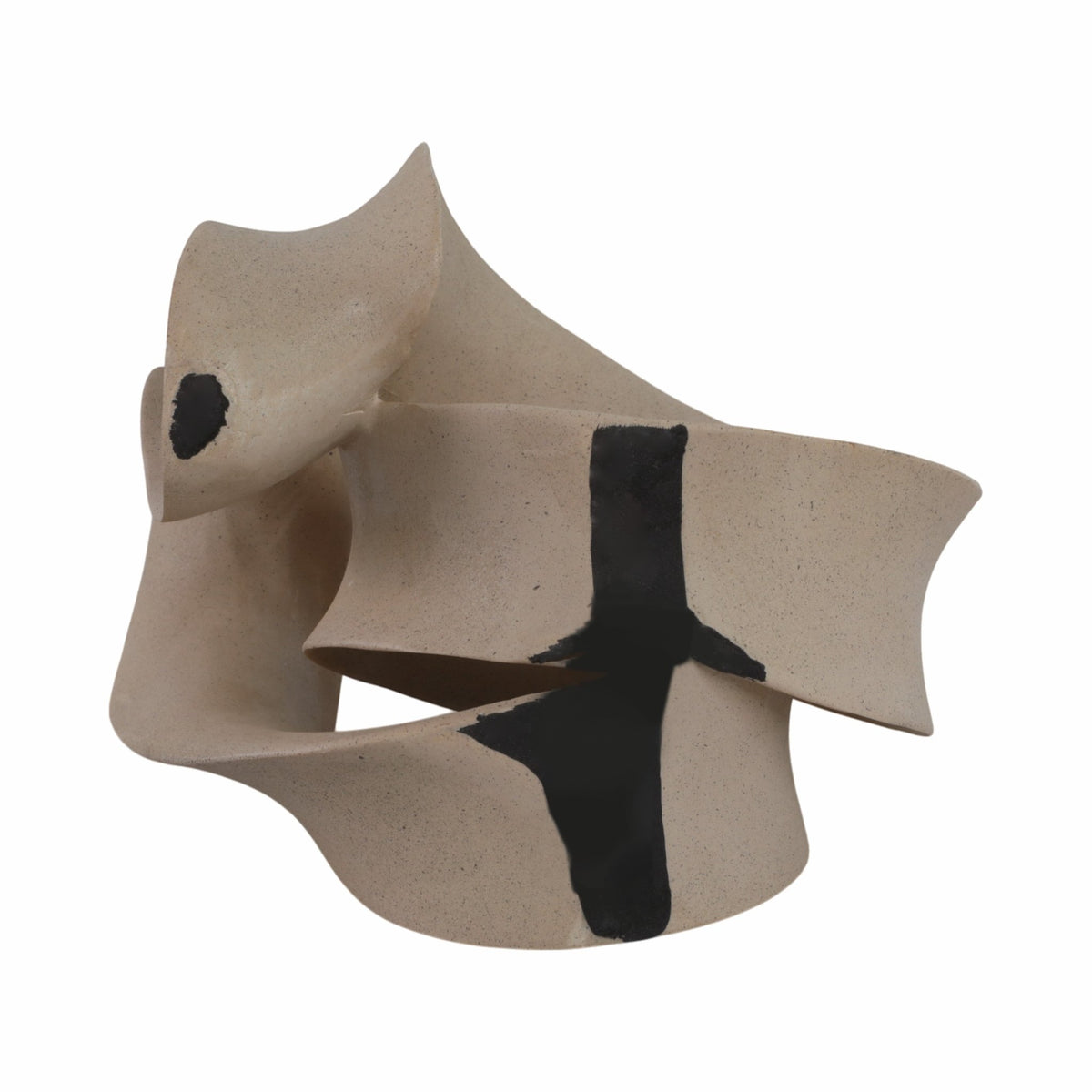 13" Menen Large Tan Loop Statuary Table Decors| Sagebrook Home