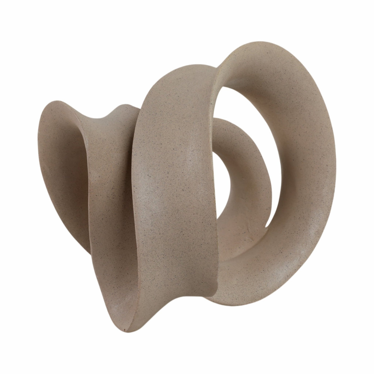 13" Menen Large Tan Loop Statuary Table Decors| Sagebrook Home