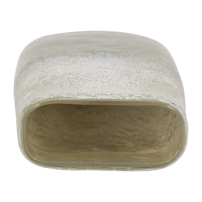 13" Mia Large Green Glass Vase - Al Rugaib Furniture