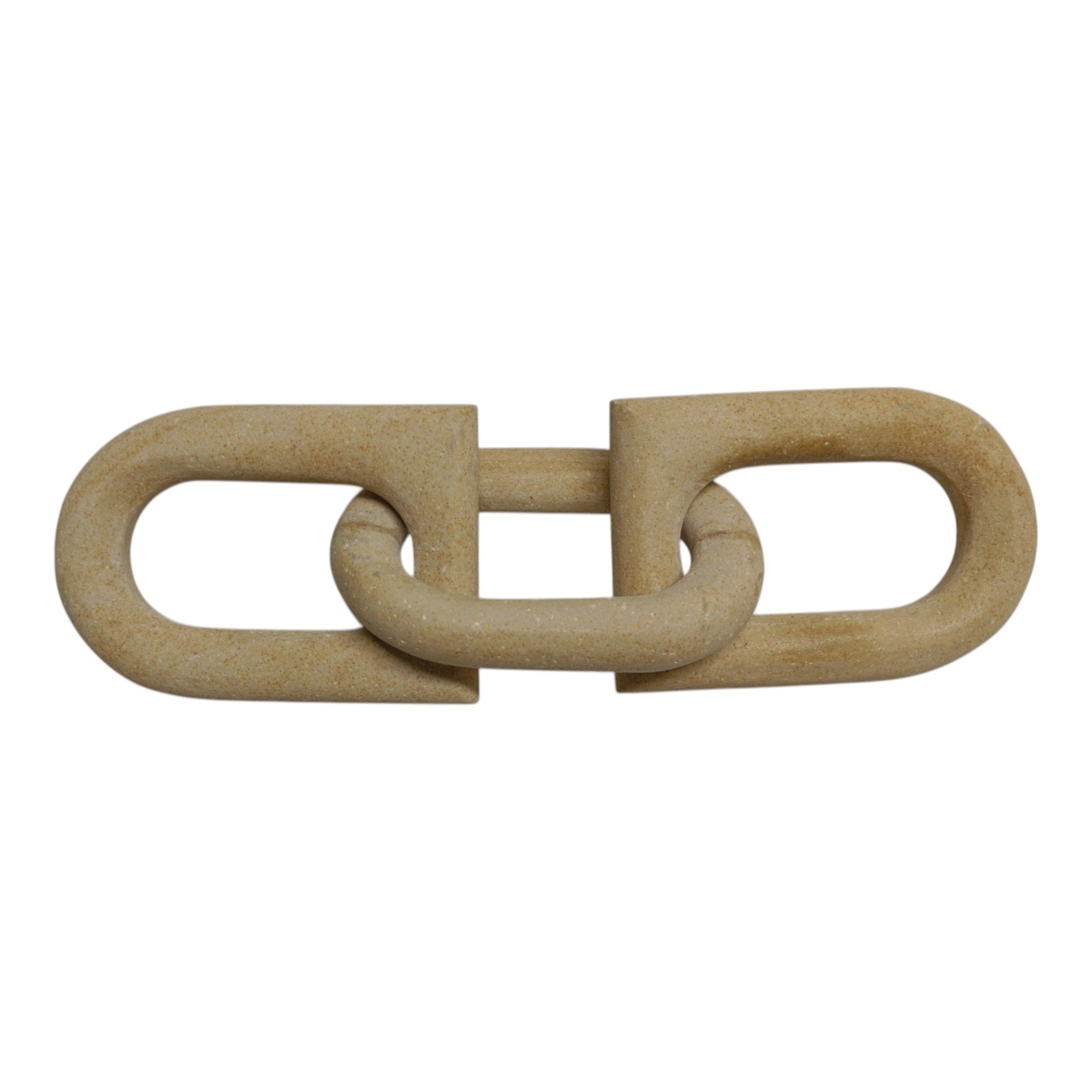 13" Nonnilcarved Standstone Chain Object Table Decors| Sagebrook Home