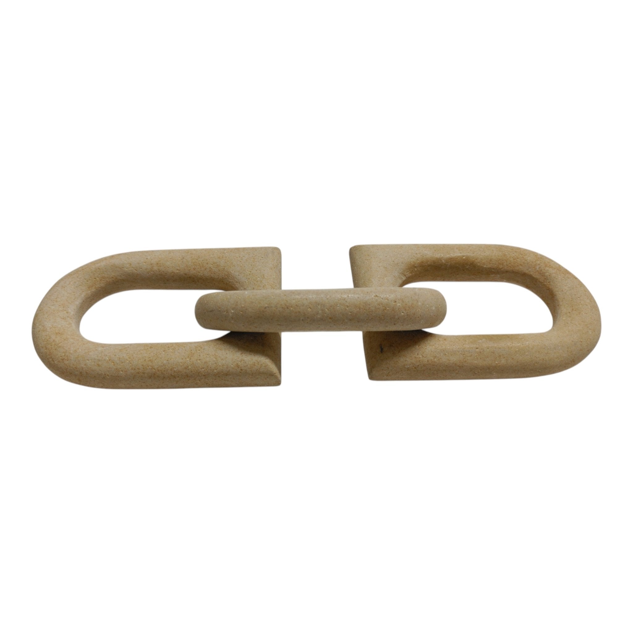 13" Nonnilcarved Standstone Chain Object Table Decors| Sagebrook Home