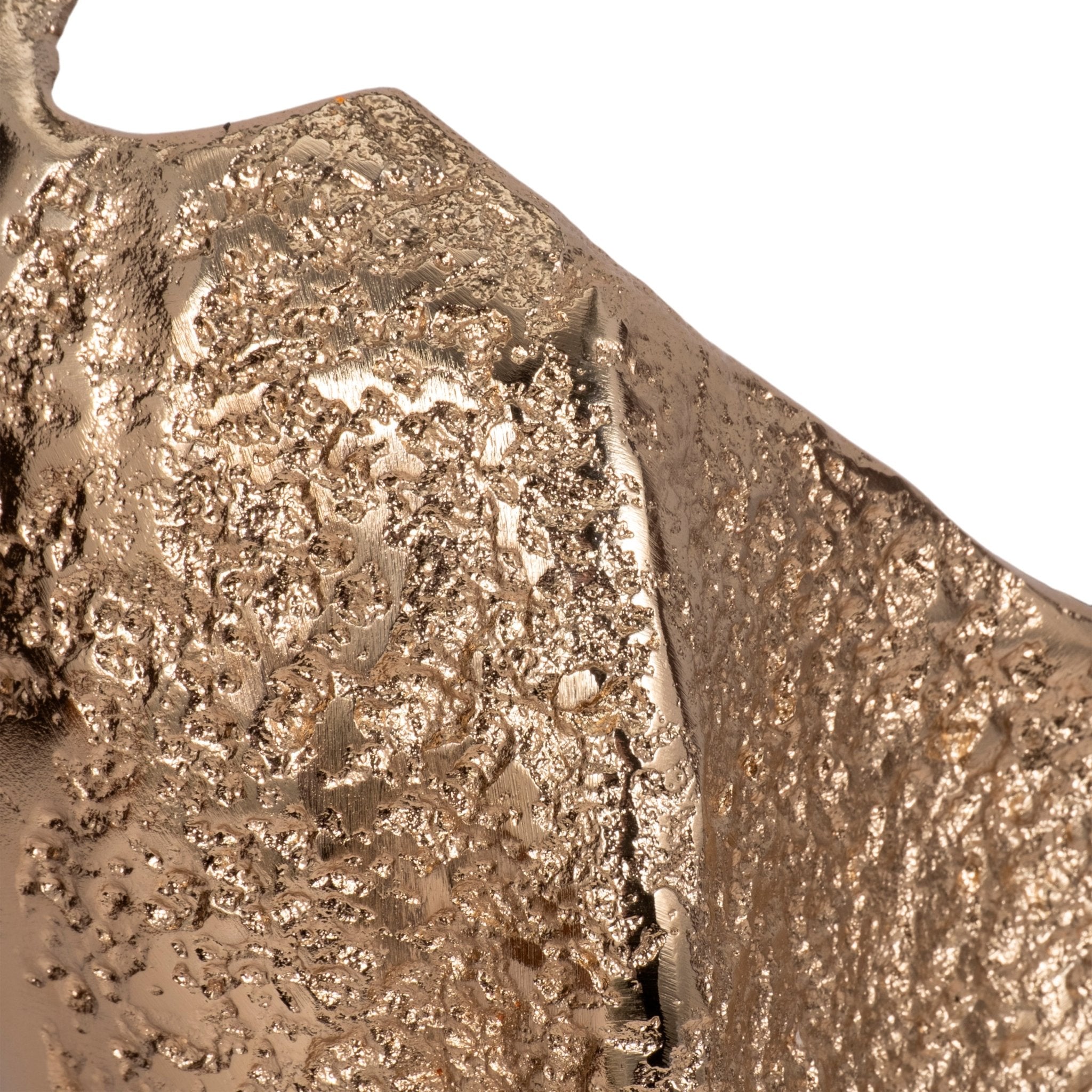 13" Organic Edge Metal Vase, Champagne Vases and Jars| Sagebrook Home