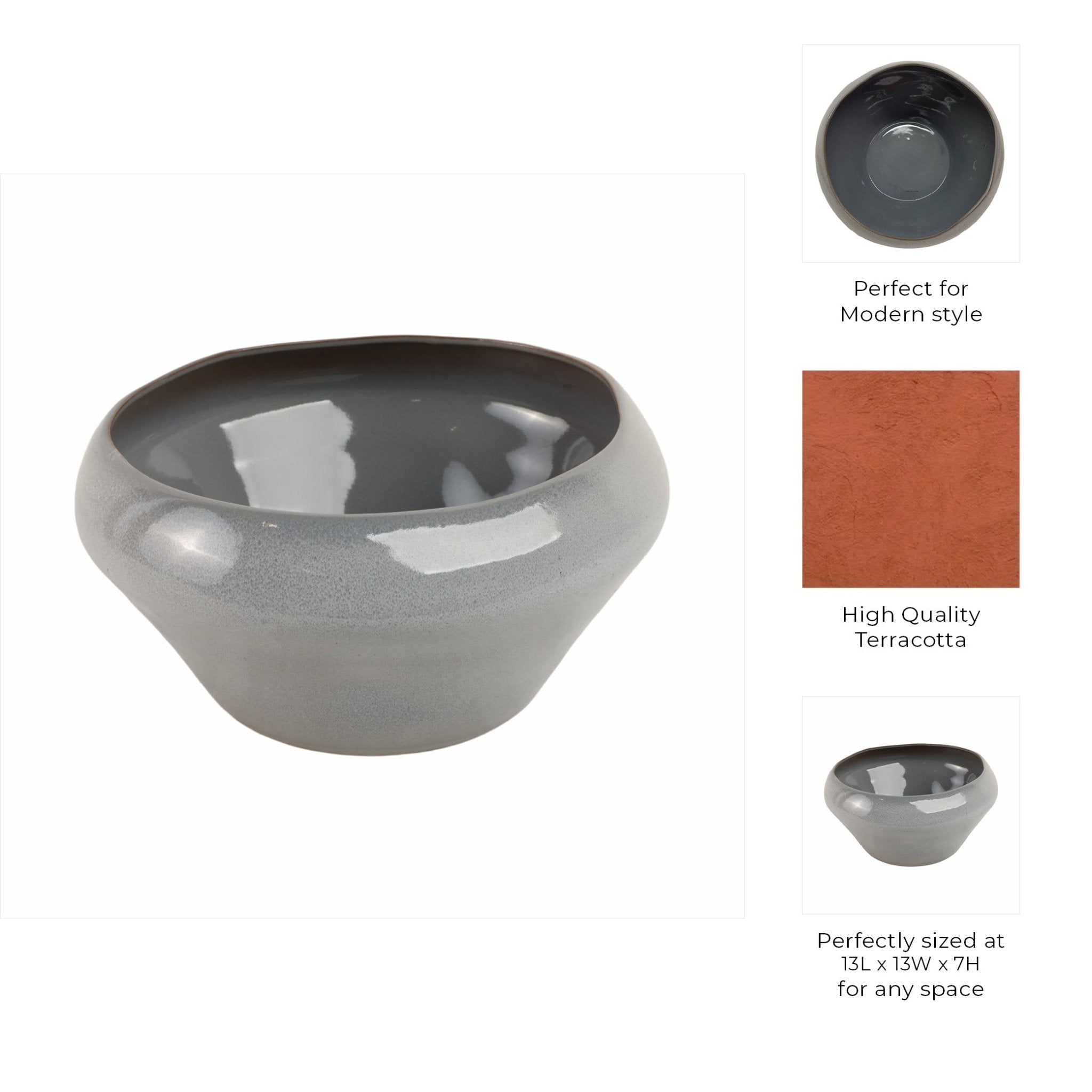 13" Portalegre Portugal Bowl Table Decors| Sagebrook Home