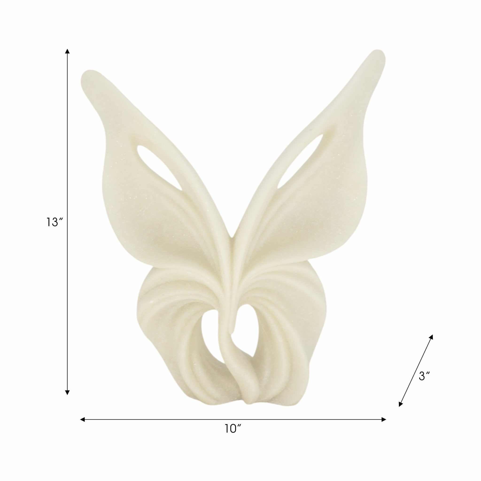 13' Renfe Small Quartz Resin Butterfly Statuary Table Decors| Sagebrook Home