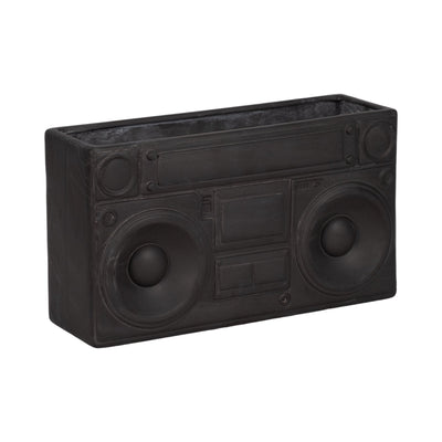 13" Stereo Planter, Grey - Al Rugaib Furniture