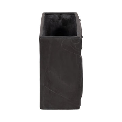 13" Stereo Planter, Grey - Al Rugaib Furniture