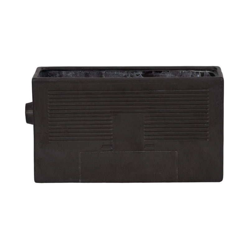 13" Stereo Planter, Grey - Al Rugaib Furniture