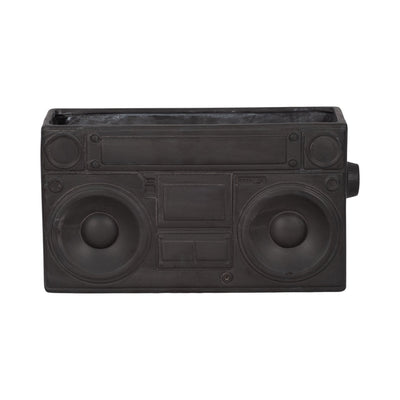 13" Stereo Planter, Grey - Al Rugaib Furniture