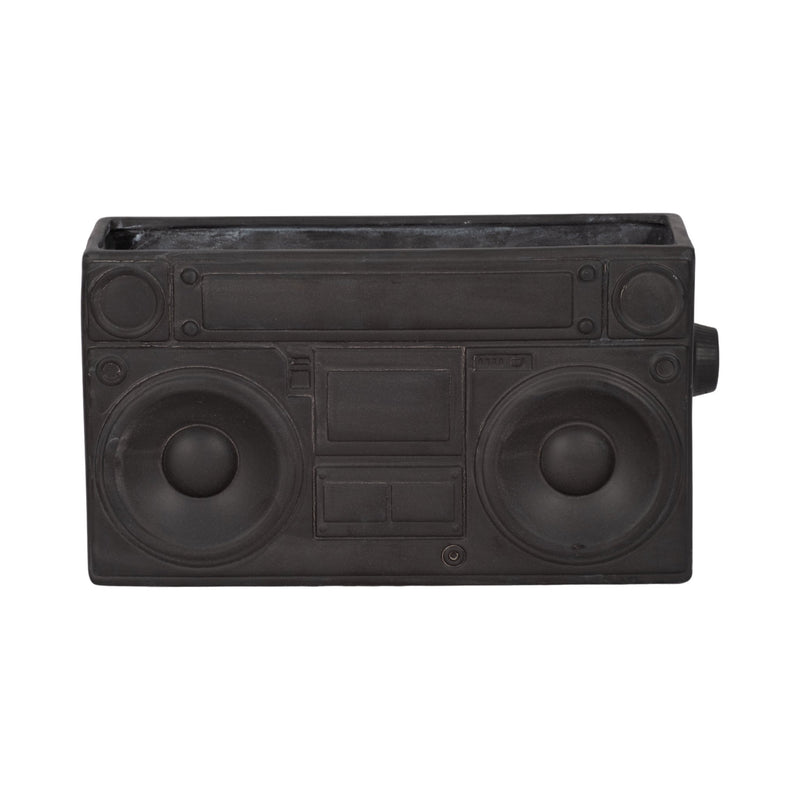 13" Stereo Planter, Grey - Al Rugaib Furniture