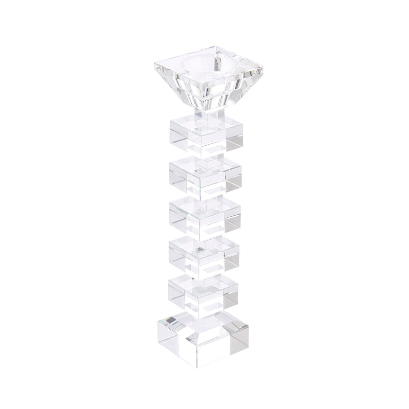 Crystal Candle Holder, Clear