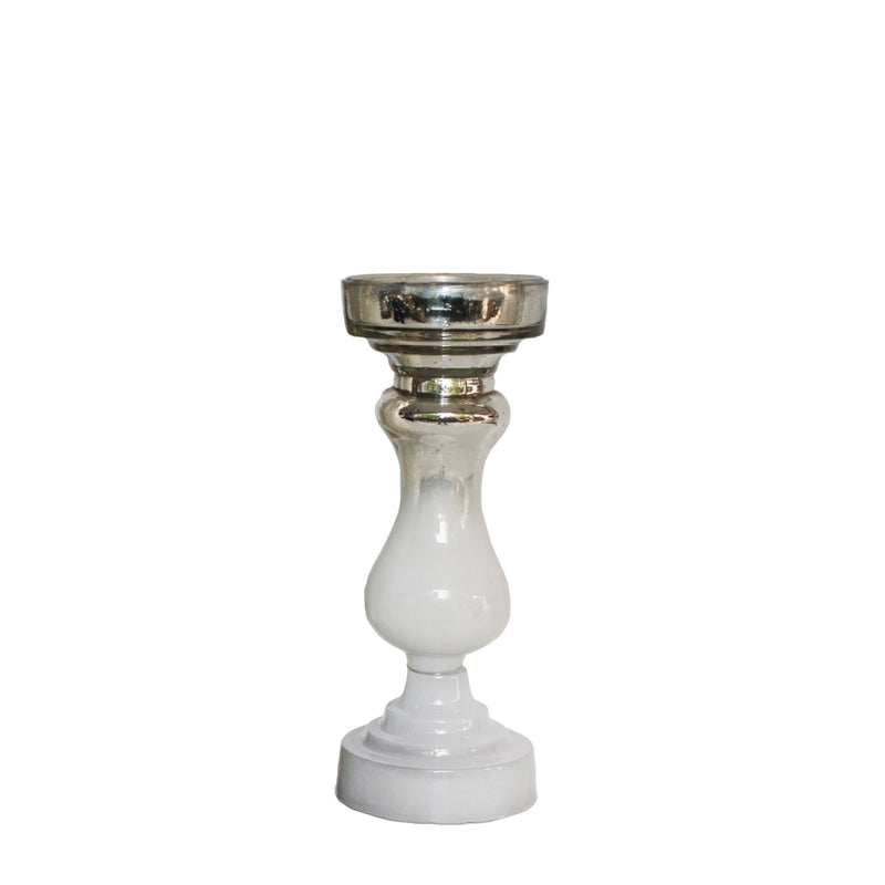 Glass Pillar Candle Holder