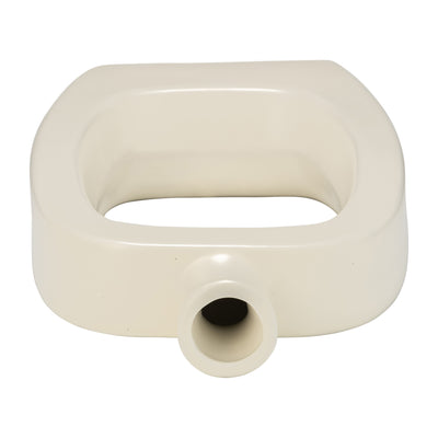 CER, 14 VASE W/CUT-OUT, CREAM