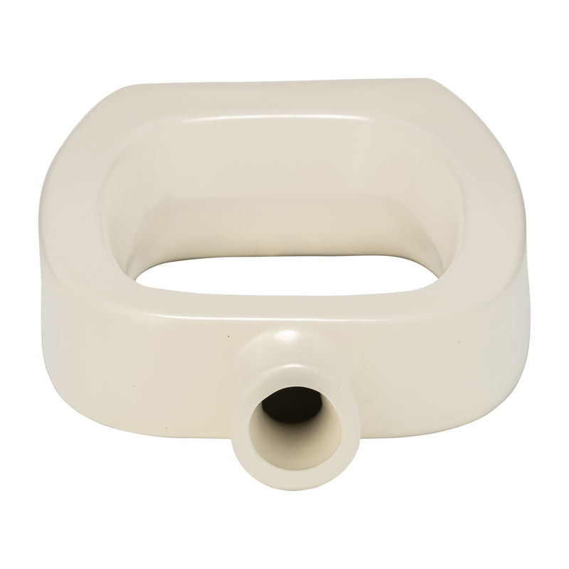 CER, 14 VASE W/CUT-OUT, CREAM