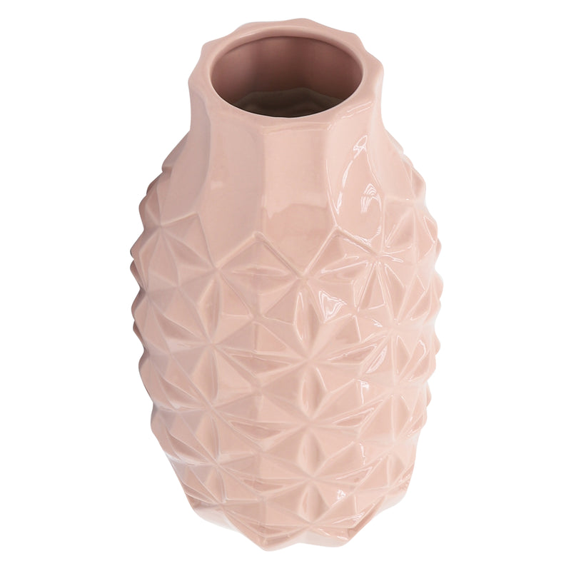 Cer, 15 Geo Vase, Blush
