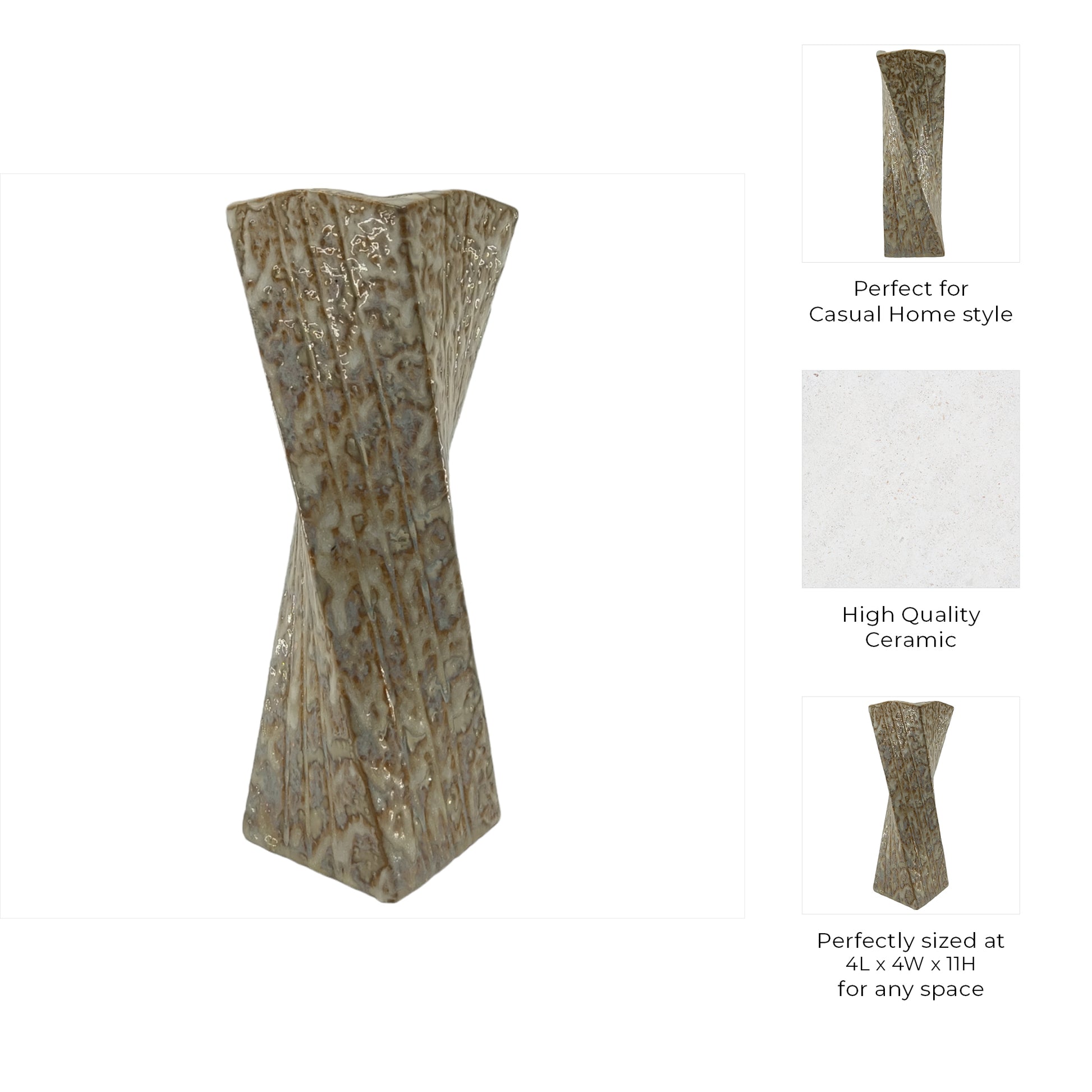 مزهرية بندلتون ملتوية Pendelton Twist Vase