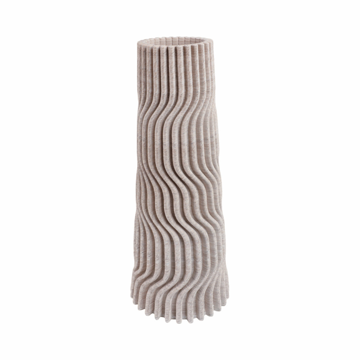 مزهرية بورسلين من شيلفين مطبوعة ثلاثية الأبعاد، متعددة الألوان Shelvin 3d Printed Porcelain Vase, Multi