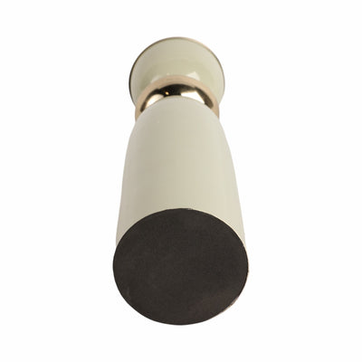 13x4" Curvy Taper & Pillar Holder, Sage/gold - Al Rugaib Furniture