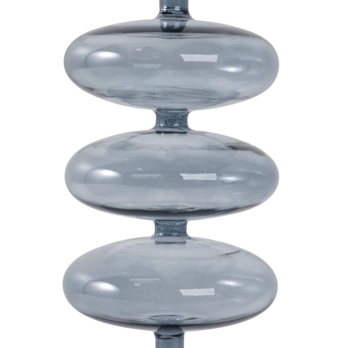 13X4" RETRO BUBBLE TAPER HOLDER, BLUE Candle Holders| Sagebrook Home