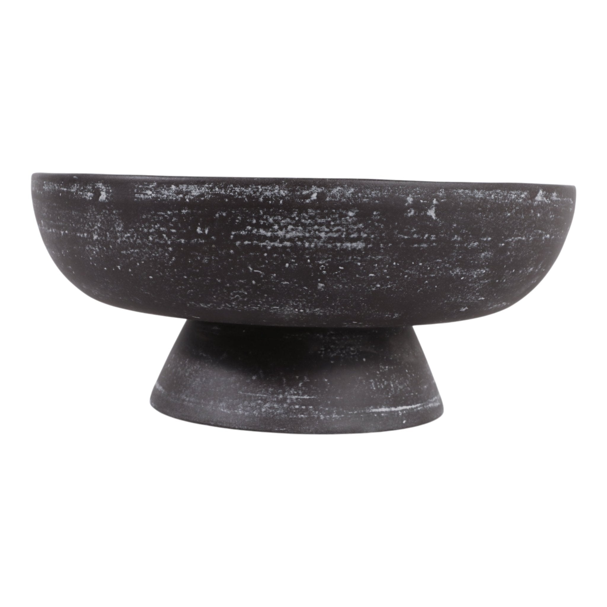 13x5" Terracotta Bowl On Pedestal, Brown Bowl| Sagebrook Home