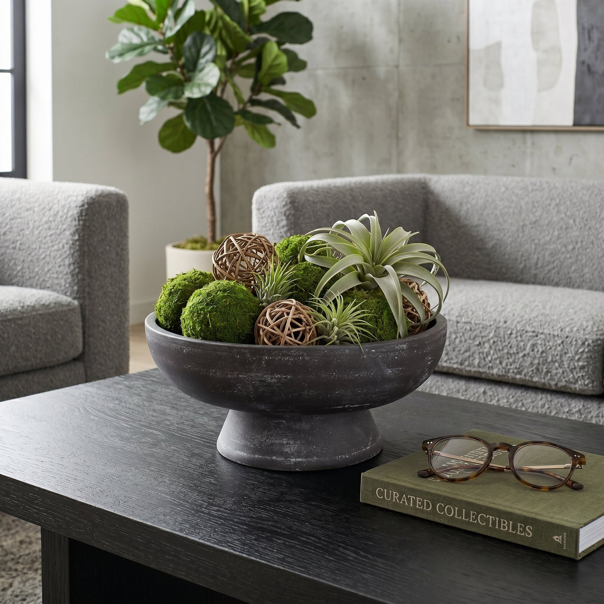 13x5" Terracotta Bowl On Pedestal, Brown Bowl| Sagebrook Home