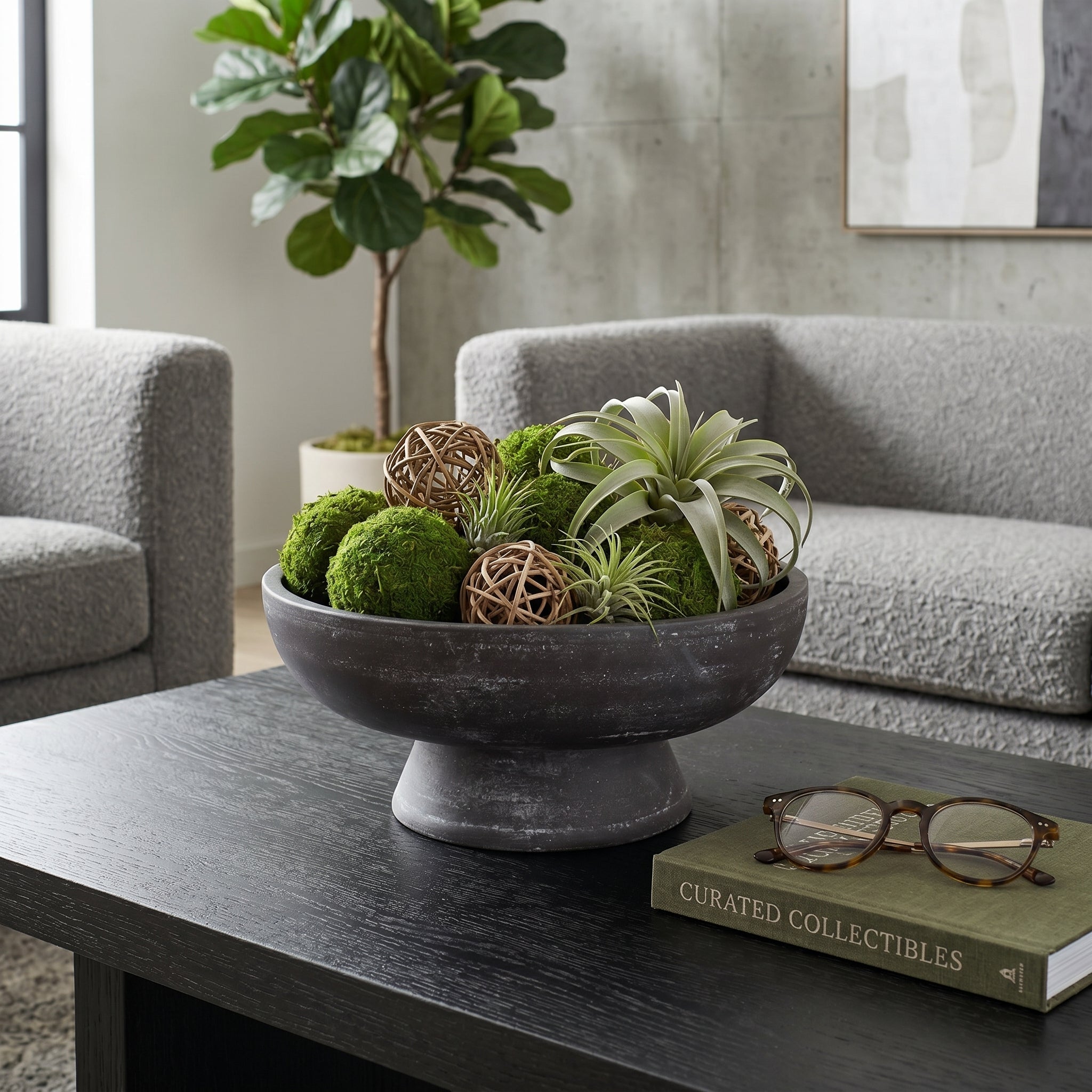 13x5" Terracotta Bowl On Pedestal, Brown Bowl| Sagebrook Home