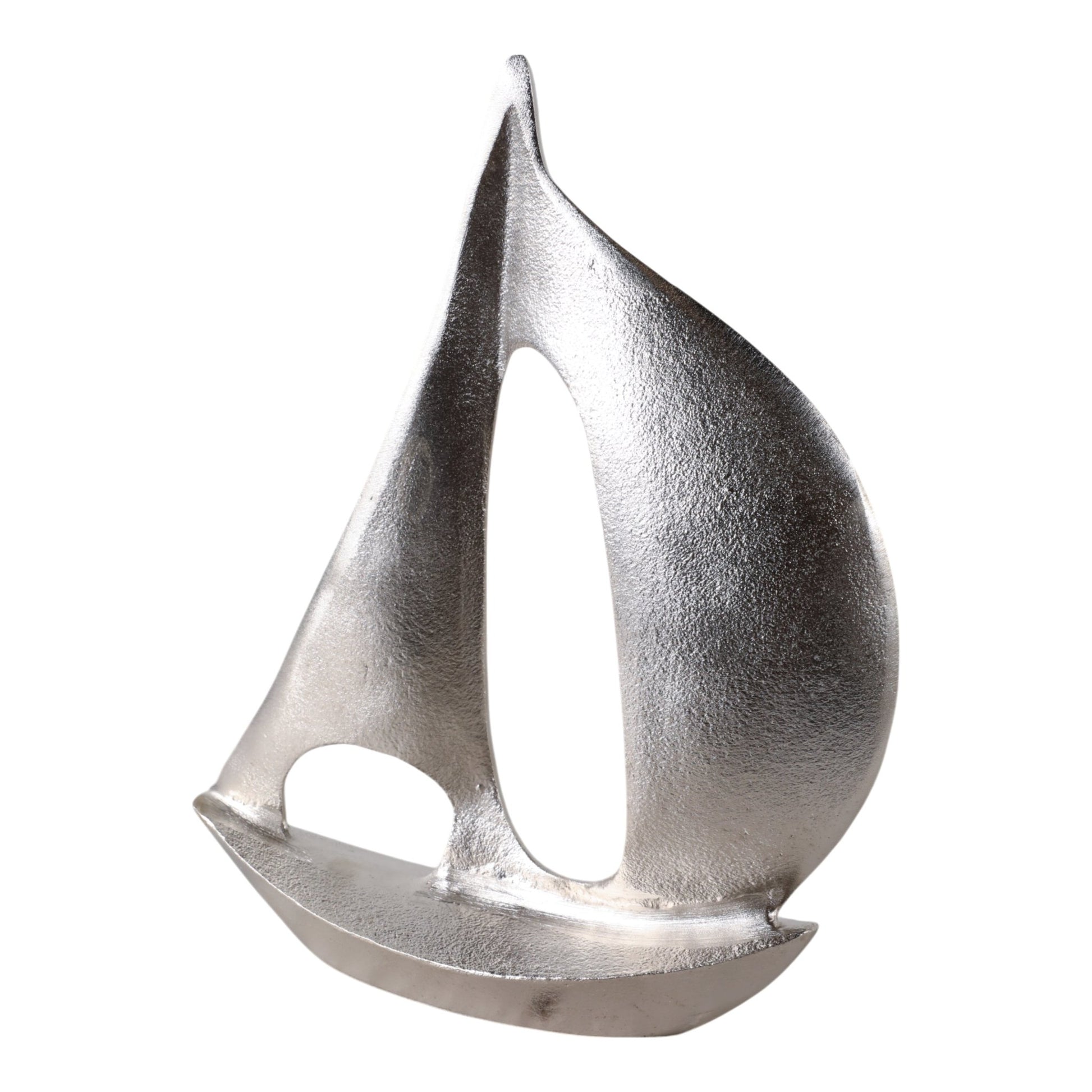 13x9" Metal Sail Boat, Silver Table Decors| Sagebrook Home