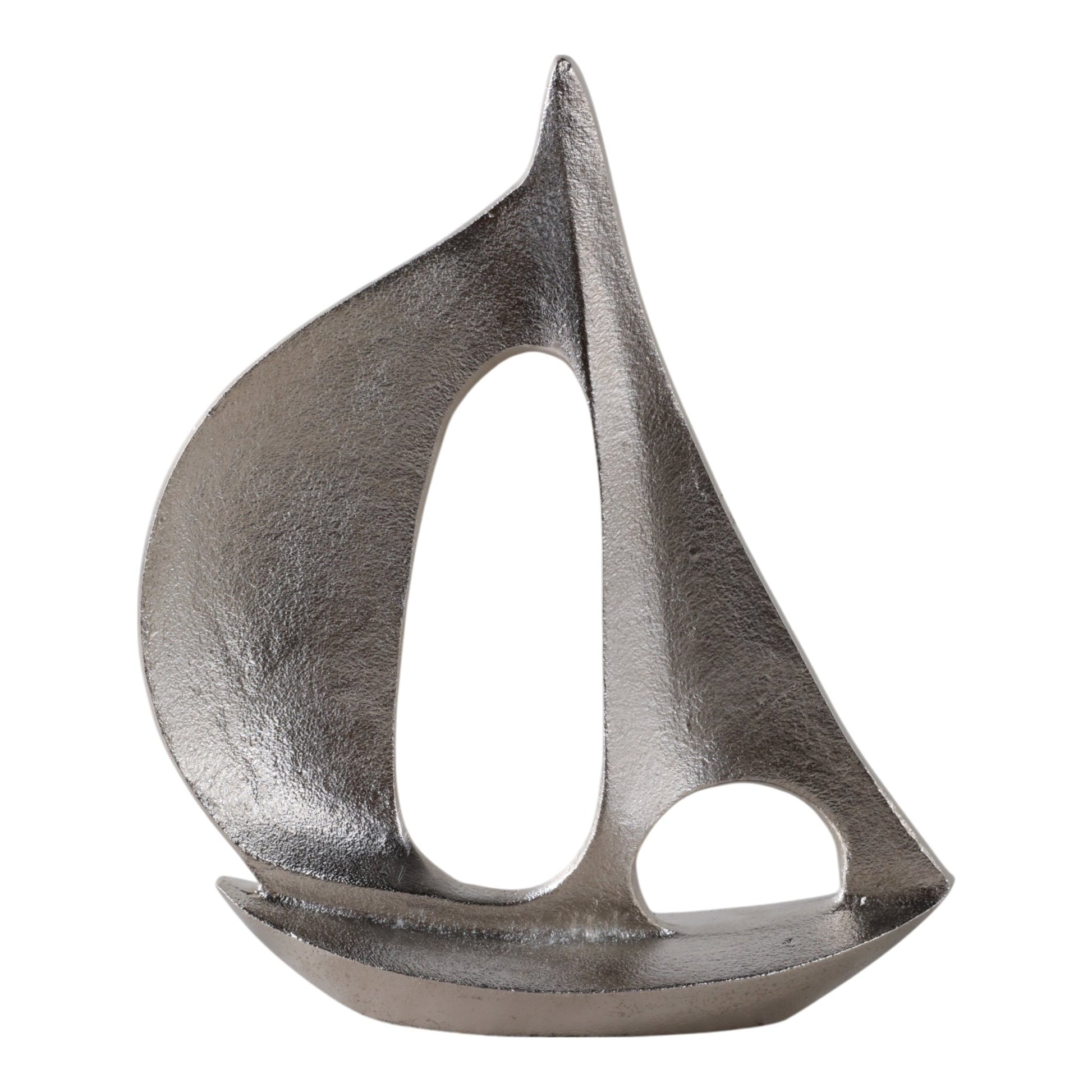 13x9" Metal Sail Boat, Silver Table Decors| Sagebrook Home