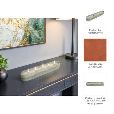 14", 15oz Wonder Nature Silves Long Portugal Cndle - Al Rugaib Furniture