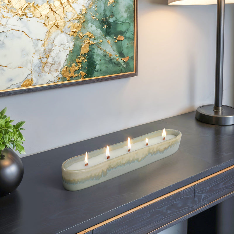 14", 15oz Wonder Nature Silves Long Portugal Cndle - Al Rugaib Furniture