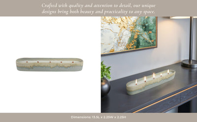 14", 15oz Wonder Nature Silves Long Portugal Cndle - Al Rugaib Furniture