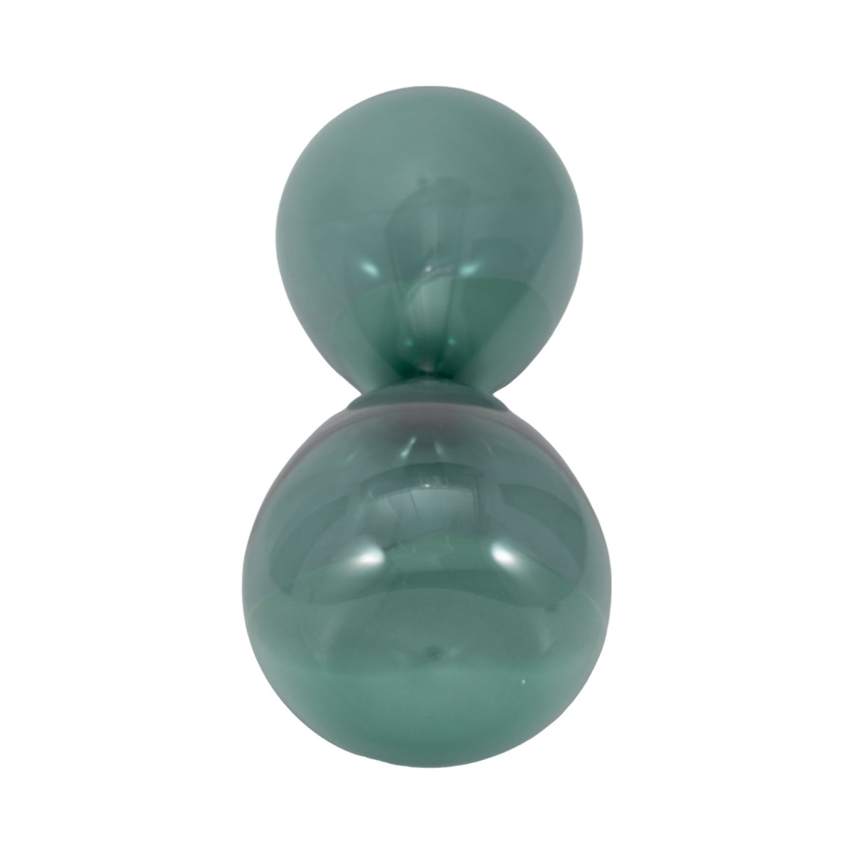 14" Bombora Small Teal Hourglass Table Decors| Sagebrook Home