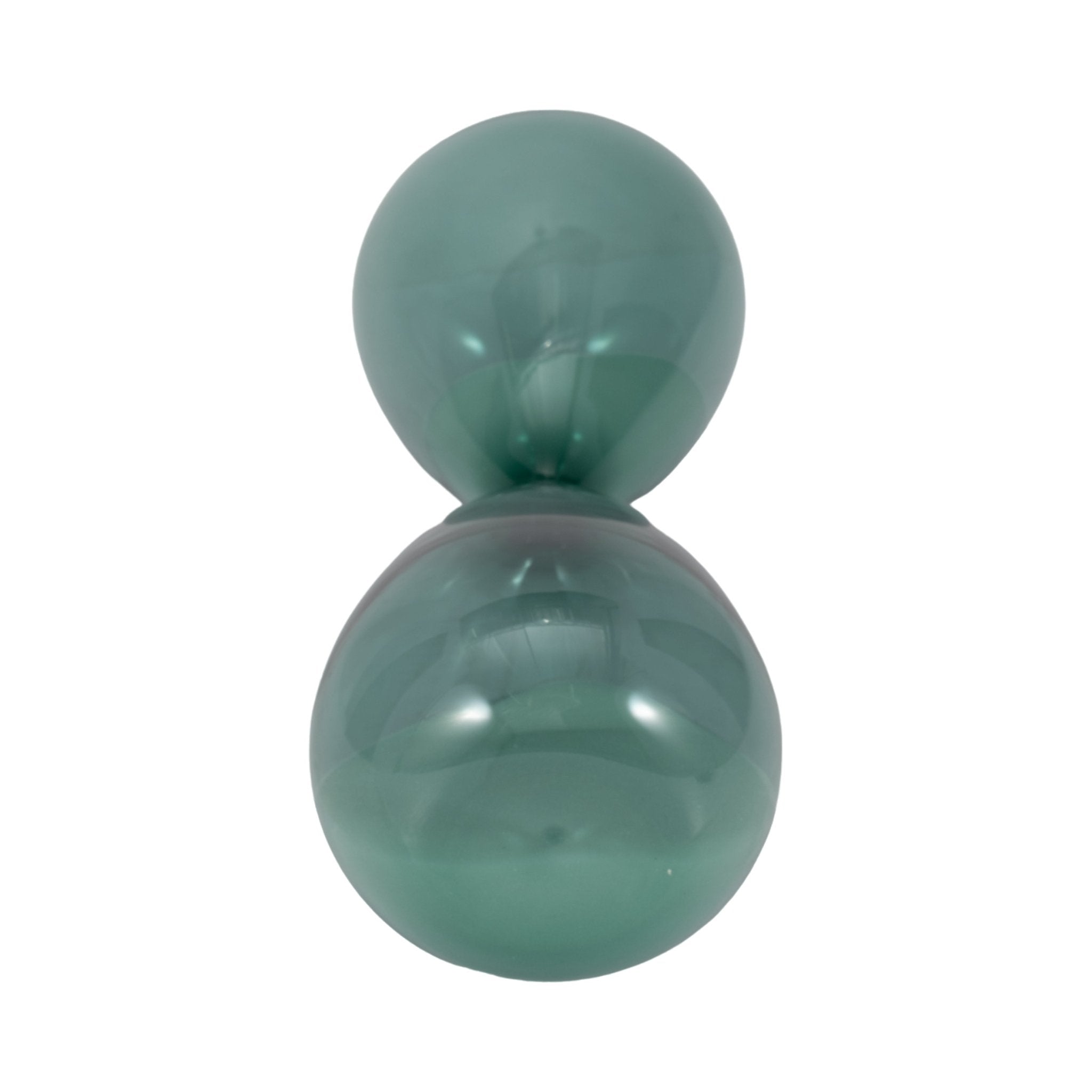 14" Bombora Small Teal Hourglass Table Decors| Sagebrook Home