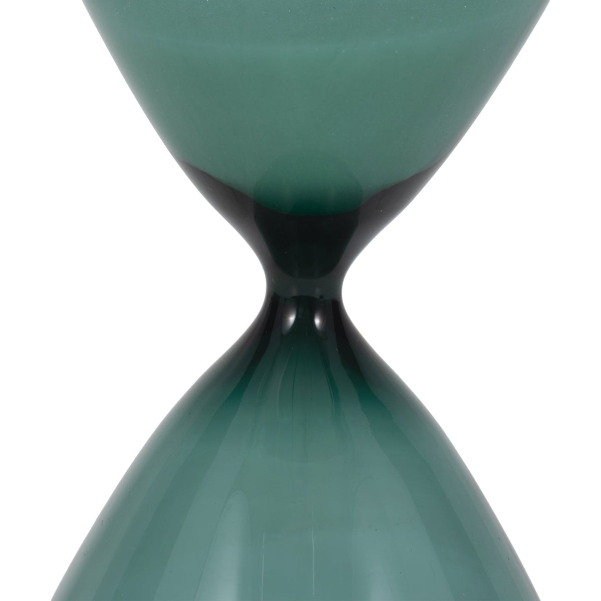 14" Bombora Small Teal Hourglass Table Decors| Sagebrook Home