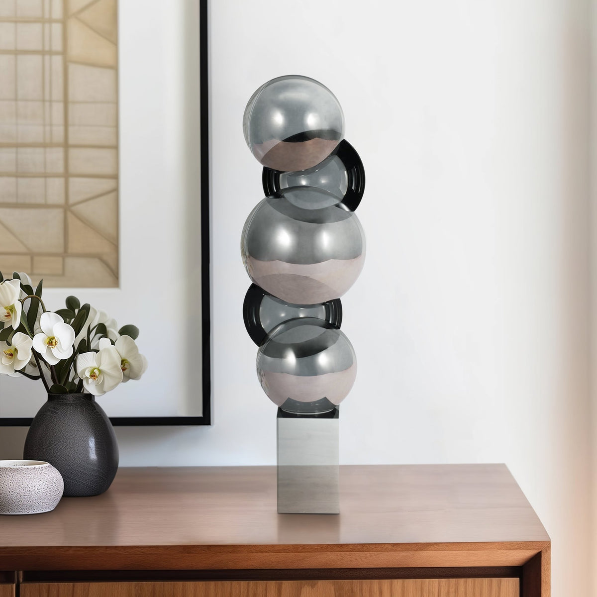 14" BORYS LARGE CRYSTAL BUBBLE STATUARY Table Decors| Sagebrook Home