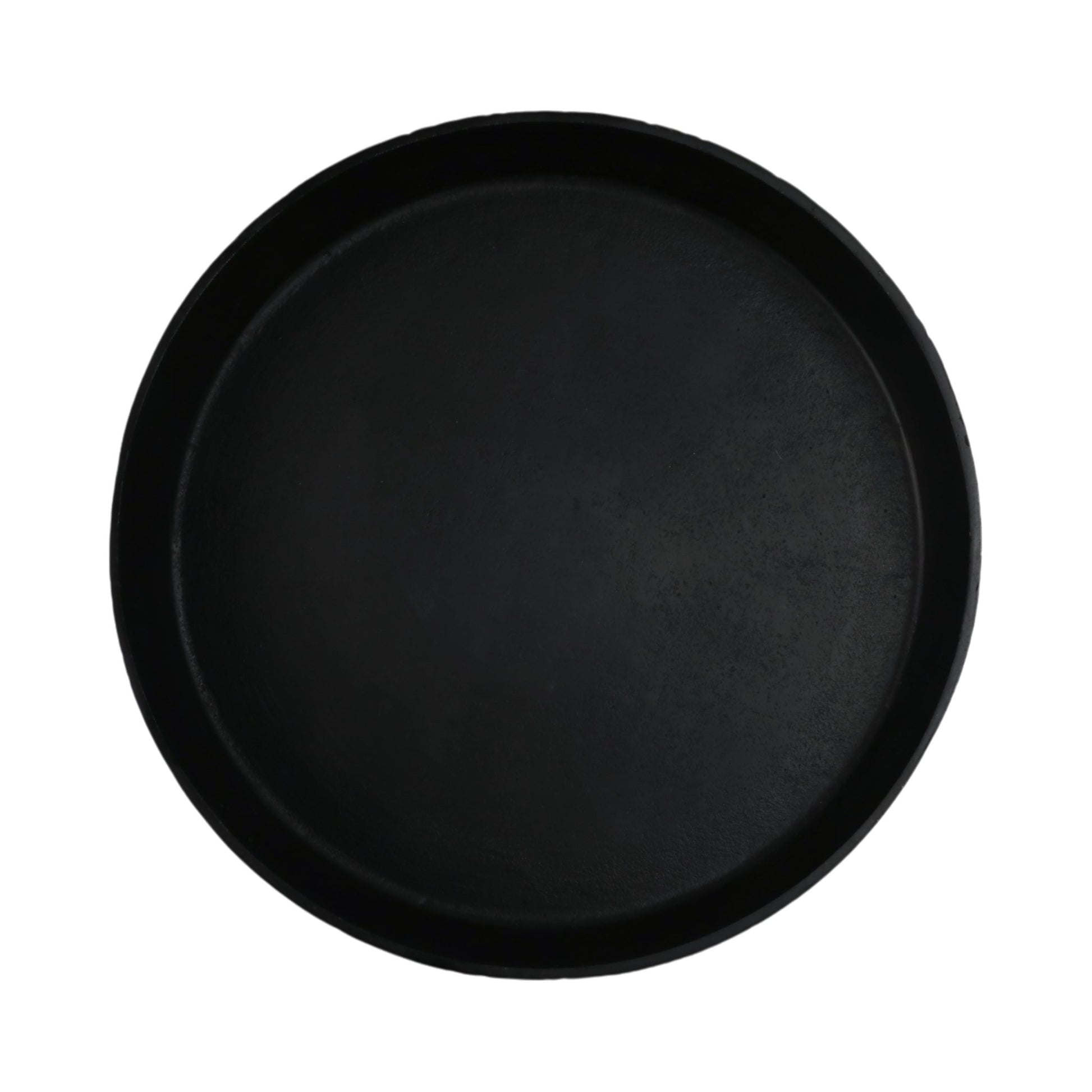 14" Cali Metal Pedestal Tray, Black Table Decors| Sagebrook Home